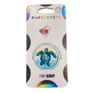 Popsockets PopGrip Turtle Ocean Blue‎ Swappable Phone Grip Stand